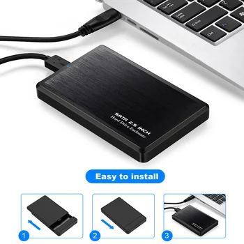 2.5 Inch HDD Externo Enclosure Cases USB 3.0 Adapter for SATA External Box Hard Drive Disk With USB Cable for Computer Desktop
2.5 Inch HDD Externo Enclosure Cases USB 3.0 Adapter for SATA External Box Hard Drive Disk With USB Cable for Computer Desktop