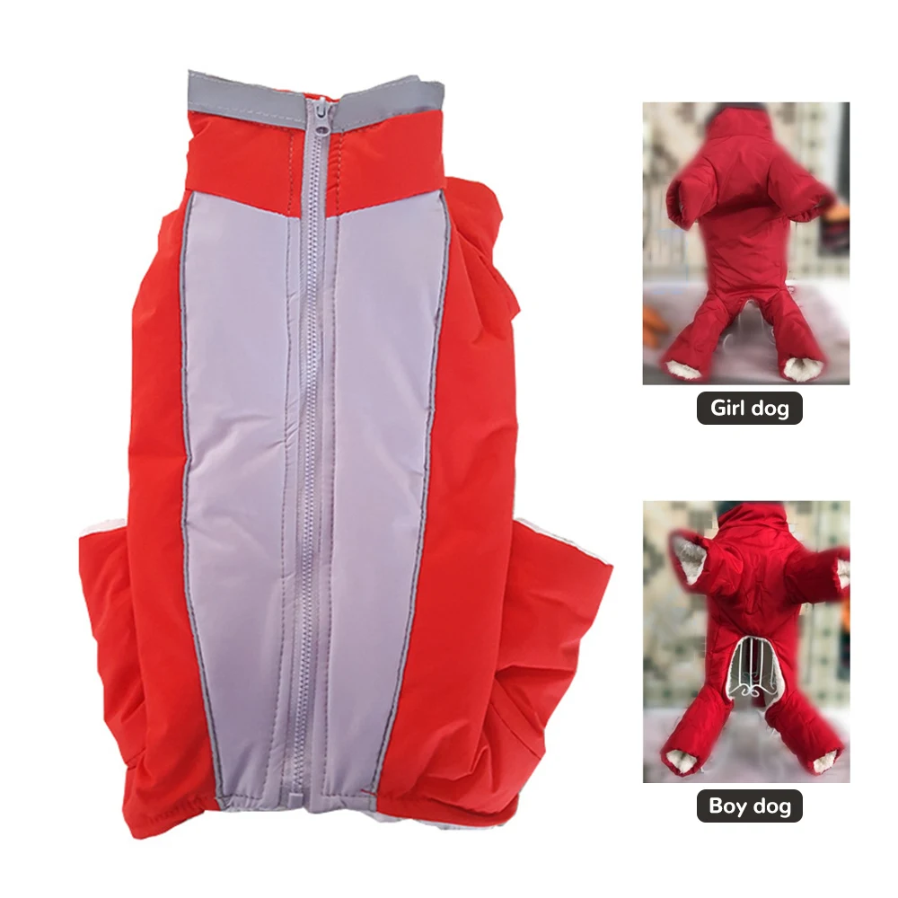 Pet Puppy Down Jacket Costume Reflective Small Dog Clothes Winter Warm Overalls For Small Boy/Girl Dog Cotton Pet Jumpsuit
Pet Puppy Down Jacket Costume Reflective Small Dog Clothes Winter Warm Overalls For Small Boy/Girl Dog Cotton Pet Jumpsuit