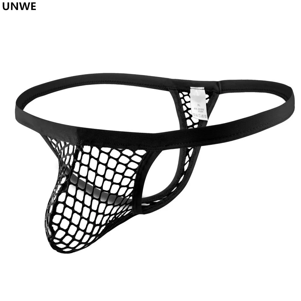 UNWE Erotic Hollow Out Mens Mesh G String Fishnet Mens Mesh G String Comfortable Sexy Men Transparent Underwear Jockstrap
UNWE Erotic Hollow Out Mens Mesh G String Fishnet Mens Mesh G String Comfortable Sexy Men Transparent Underwear Jockstrap