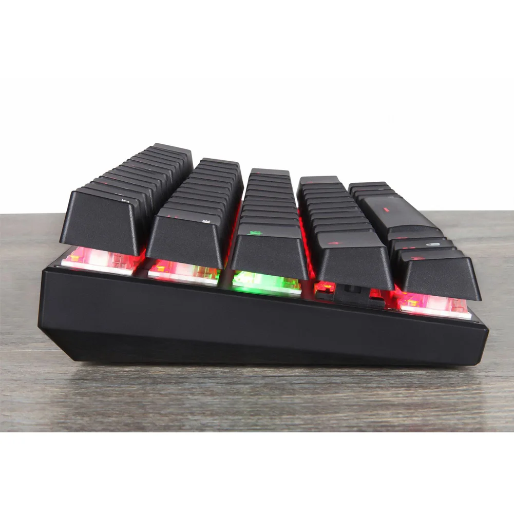 Bluetooth Wired Mechanical Keyboard with RGB Backlight 61 Keys Keypad for Tablet Laptop New Arrival
Bluetooth Wired Mechanical Keyboard with RGB Backlight 61 Keys Keypad for Tablet Laptop New Arrival