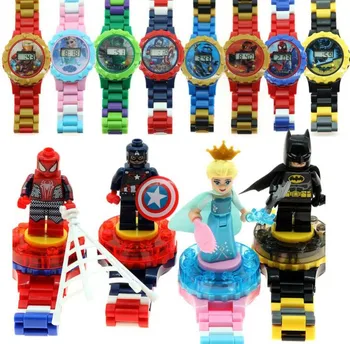 Super Hero Watch Building blocks Marveling Avengers Figures Bricks Toys Compatible with Legoed Minecrafted
Super Hero Watch Building blocks Marveling Avengers Figures Bricks Toys Compatible with Legoed Minecrafted