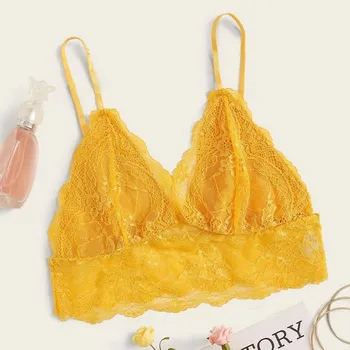 Yellow Bras For Women Plus Size Vest Crop Wireless Bra Lingerie Sexy V-neck Underwear Sleepwear Adjustable Straps Brasier Mujer
Yellow Bras For Women Plus Size Vest Crop Wireless Bra Lingerie Sexy V-neck Underwear Sleepwear Adjustable Straps Brasier Mujer
