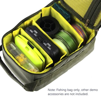 Green Fishing Reel Bag Portable Fishing Line Spinning Baitcasting Fly Reels Storage Case Fishing Tackle Bag Fishing Accessories
Green Fishing Reel Bag Portable Fishing Line Spinning Baitcasting Fly Reels Storage Case Fishing Tackle Bag Fishing Accessories