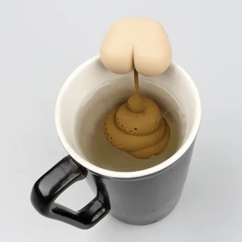 Poop Shaped Silicone Tea Infuser Bag Amazing Tea Strainer Herb Spice Filter Diffuser Teapot Kitchen Tools
Poop Shaped Silicone Tea Infuser Bag Amazing Tea Strainer Herb Spice Filter Diffuser Teapot Kitchen Tools