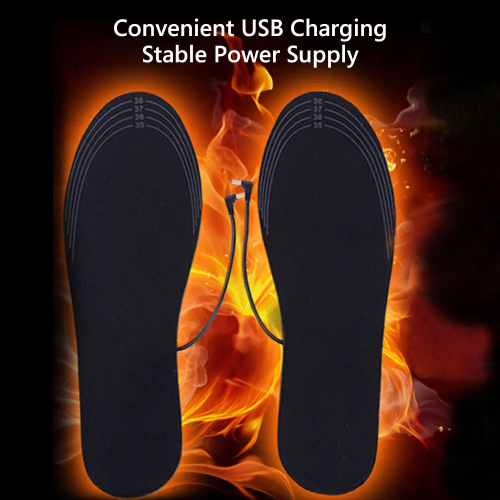 USB Electric Heating Insole Thermal Soles Winter Foot Warmers Heated Insoles Feet Heater for Outdoor Hunting Working Skiing
USB Electric Heating Insole Thermal Soles Winter Foot Warmers Heated Insoles Feet Heater for Outdoor Hunting Working Skiing