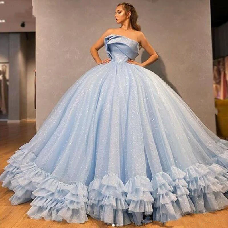 Verngo Light Blue Prom Dresses 2021 Ball Gown Glitter Puffy Princess Evening Dress Long Formal Party Dress For Sweetr Girls 16
Verngo Light Blue Prom Dresses 2021 Ball Gown Glitter Puffy Princess Evening Dress Long Formal Party Dress For Sweetr Girls 16