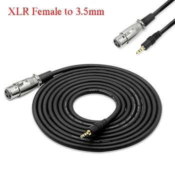 3 Pin Female to 3.5mm Sufficient Enduring Ruggedness Convenient Stereo Audio Shielded Microphone Extension Cord 2.5m
3 Pin Female to 3.5mm Sufficient Enduring Ruggedness Convenient Stereo Audio Shielded Microphone Extension Cord 2.5m