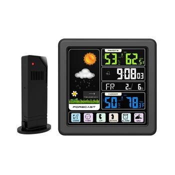 High Quality Practical Temperature Weather Clock Hygrometer Humidity Monitor Wireless LCD Screen
High Quality Practical Temperature Weather Clock Hygrometer Humidity Monitor Wireless LCD Screen