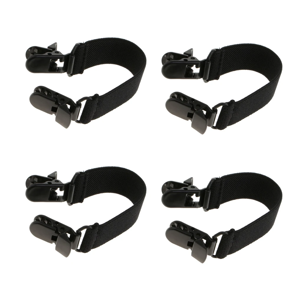 2 Pair Elastic Women Boot Strap Pant Stirrups with Sturdy Clip Black for Sheet Stretching Biking
2 Pair Elastic Women Boot Strap Pant Stirrups with Sturdy Clip Black for Sheet Stretching Biking