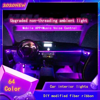 universal 3W Super RGB NO Threading Ambient Light APP Control DIY Soft Refit Optic Fiber Band For Car Interior Decorative Light
universal 3W Super RGB NO Threading Ambient Light APP Control DIY Soft Refit Optic Fiber Band For Car Interior Decorative Light