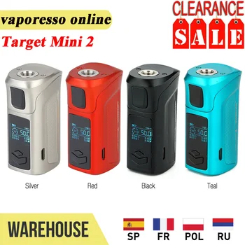 

Original 50W Vaporesso Target Mini 2 Box MOD 2000mAh Battery VS 40W TARGET Mini Mod 1400mAh Battery Box Vape Mod vs Swag 2/ Gen