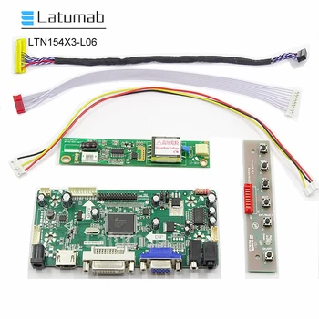 Latumab Control Board Monitor Kit for LTN154X3-L06 HDMI + DVI + VGA M.NT68676 LCD LED screen Controller Board Driver
Latumab Control Board Monitor Kit for LTN154X3-L06 HDMI + DVI + VGA M.NT68676 LCD LED screen Controller Board Driver