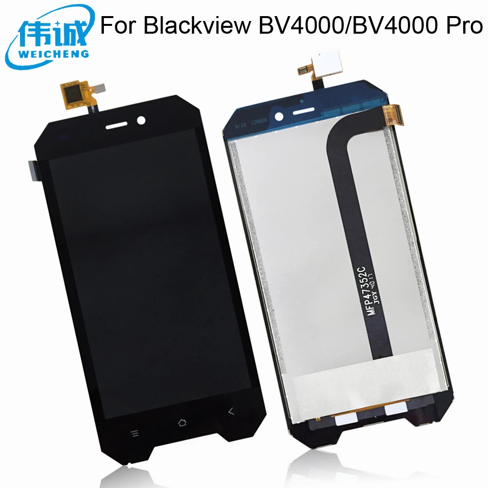 

4.7" Top Quality For Blackview BV4000 Lcd Assembly Touch Screen Digitizer Display Capacitive Replacement BV 4000 Pro