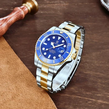 PAGANI DESIGN Brand Luxury Mens Watches Mechanical Automatic Blue Watch Men 100M Waterproof Sports Business Luminous Wristwatch
PAGANI DESIGN Brand Luxury Mens Watches Mechanical Automatic Blue Watch Men 100M Waterproof Sports Business Luminous Wristwatch