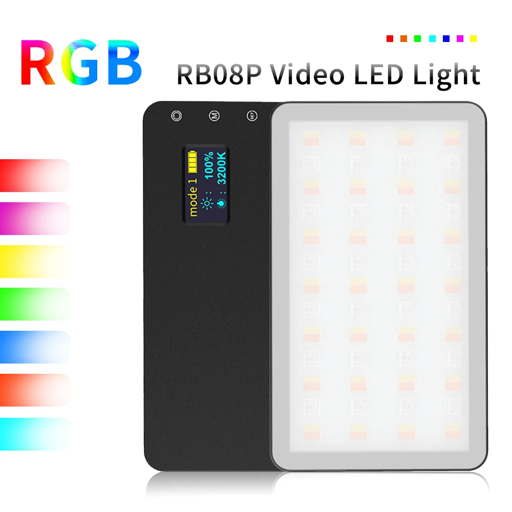 Weeylife RB08/RB08P Ultra Thin Dimmable LED Video Light LED Display with Battery On Camera DSLR Photography Lighting Fill Light
Weeylife RB08/RB08P Ultra Thin Dimmable LED Video Light LED Display with Battery On Camera DSLR Photography Lighting Fill Light