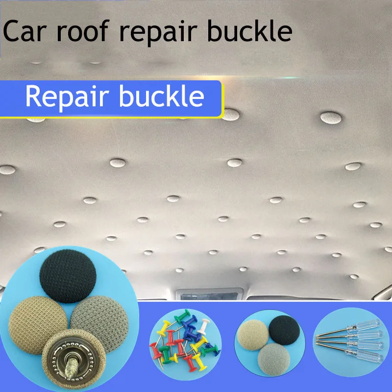 Фото 30Pcs Car Roof Fasteners Interior Ceiling Cloth Fixing Screw Cap Fabric Upper Repair Sheds Buckle | Автомобили и мотоциклы