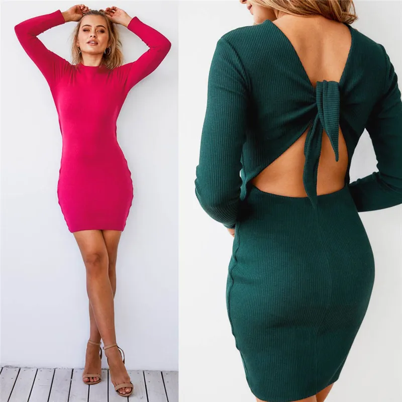 Spring Autumn Dress Fashion Long Sleeve O-Neck Slim Dress Hollow Out Design Bandage Decor Bodycon Dress Office Lady Clothes
Spring Autumn Dress Fashion Long Sleeve O-Neck Slim Dress Hollow Out Design Bandage Decor Bodycon Dress Office Lady Clothes