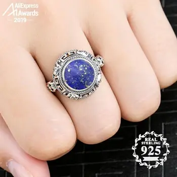 10*10mm 6.18 Sale S925 Sterling Silver Asia Lapis Rings Exaggerated Rings Chinatown Afghanistan Retro Gemstone
10*10mm 6.18 Sale S925 Sterling Silver Asia Lapis Rings Exaggerated Rings Chinatown Afghanistan Retro Gemstone