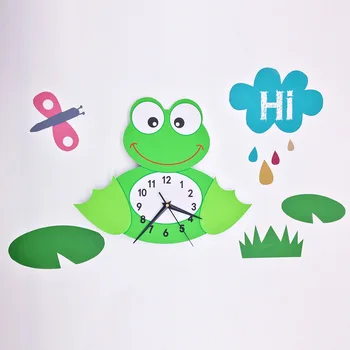 Cute Cartoon Frog Wall Clock Silent Animal Art Decorative Clock for Kids Rooms Bedroom Living Room Home Decor SWC007
Cute Cartoon Frog Wall Clock Silent Animal Art Decorative Clock for Kids Rooms Bedroom Living Room Home Decor SWC007