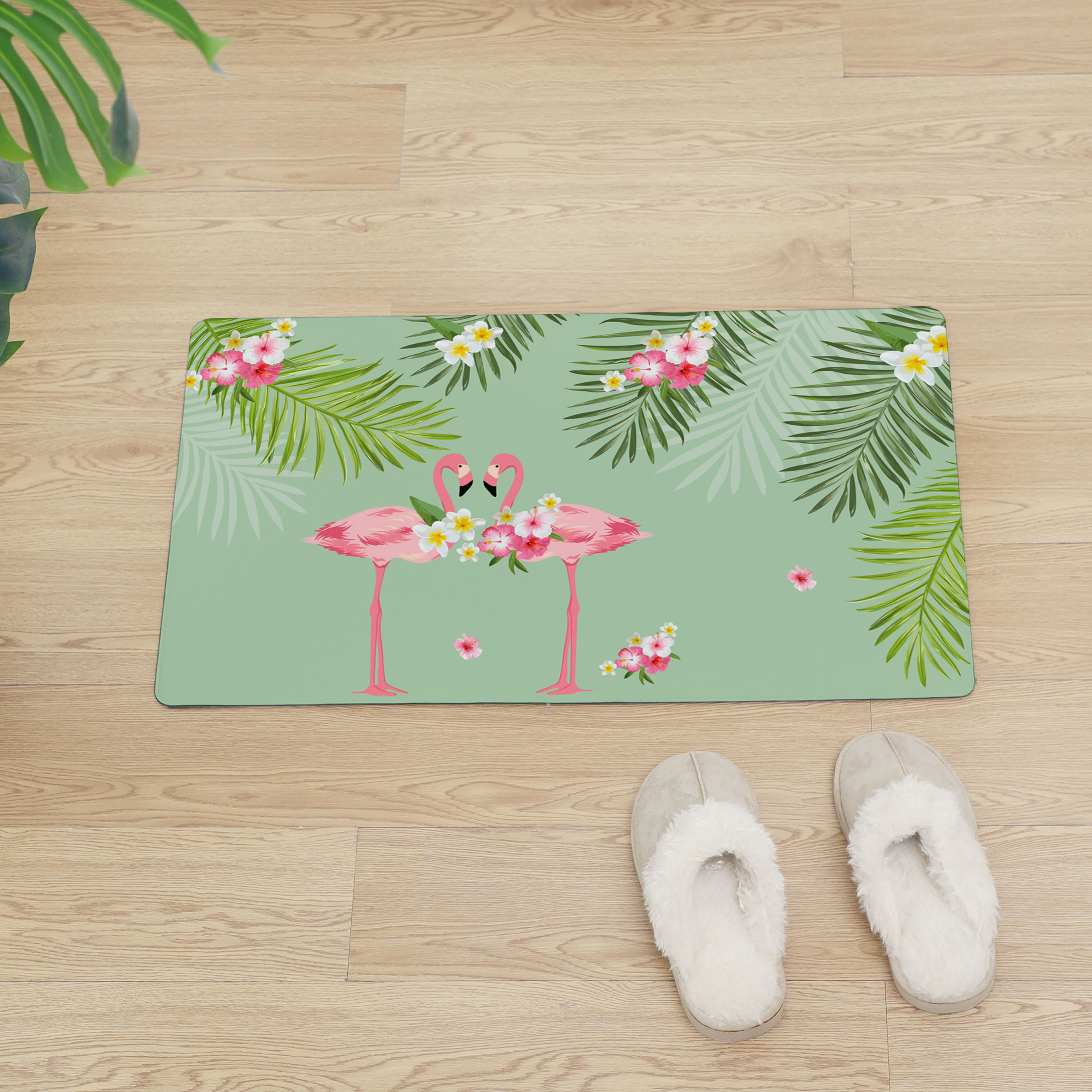 Tropical Plant Flamingo Welcome Entrance Doormat For Floor Door Mat Outdoor Kitchen Mat Non-slip Bath Rug PVC Soft Home Carpets
Tropical Plant Flamingo Welcome Entrance Doormat For Floor Door Mat Outdoor Kitchen Mat Non-slip Bath Rug PVC Soft Home Carpets