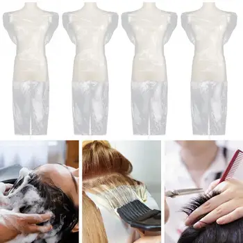 50pcs For Coloring Accessories Disposable Haircut Cape Professional Salon Apron PE Waterproof
50pcs For Coloring Accessories Disposable Haircut Cape Professional Salon Apron PE Waterproof