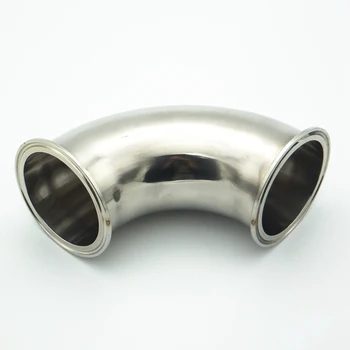 3-1/2" 89mm OD 304 Stainless Steel Sanitary Ferrule 90 Degree Elbow Pipe Fitting For Home Brew Homebrew Fit 3.5" Tri Clamp
3-1/2" 89mm OD 304 Stainless Steel Sanitary Ferrule 90 Degree Elbow Pipe Fitting For Home Brew Homebrew Fit 3.5" Tri Clamp