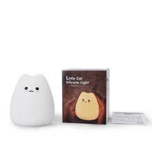 ztgs Baby Bedroom Desktop Decor Cute LED Night Light Silicone Touch Sensor 7 Colors Cat Night Lamp Kids Ornaments Battery/USB
ztgs Baby Bedroom Desktop Decor Cute LED Night Light Silicone Touch Sensor 7 Colors Cat Night Lamp Kids Ornaments Battery/USB