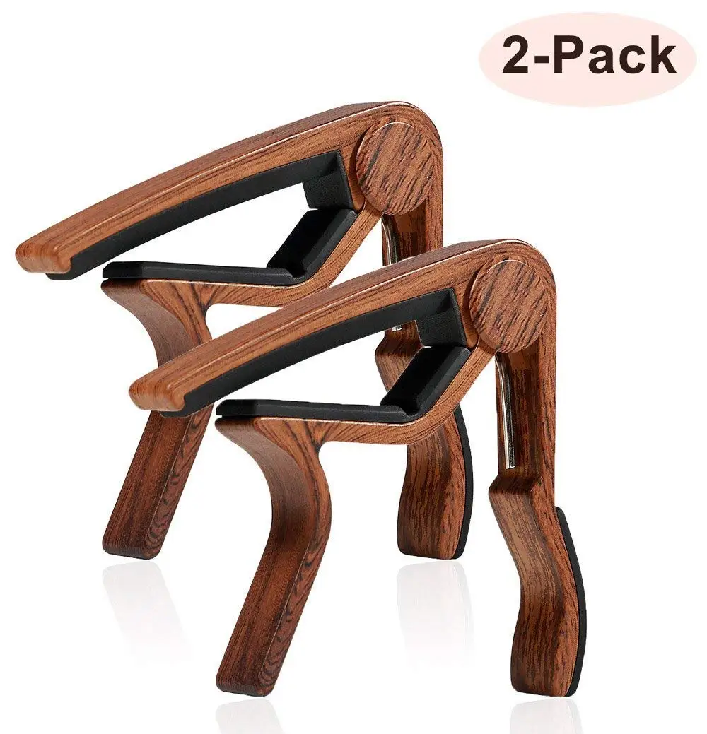 2Pc Guitar Capo for Acoustic Electric Guitars Classical Flat Guitar Capo High Quality Clip on Capo with Silicon Cushion
2Pc Guitar Capo for Acoustic Electric Guitars Classical Flat Guitar Capo High Quality Clip on Capo with Silicon Cushion