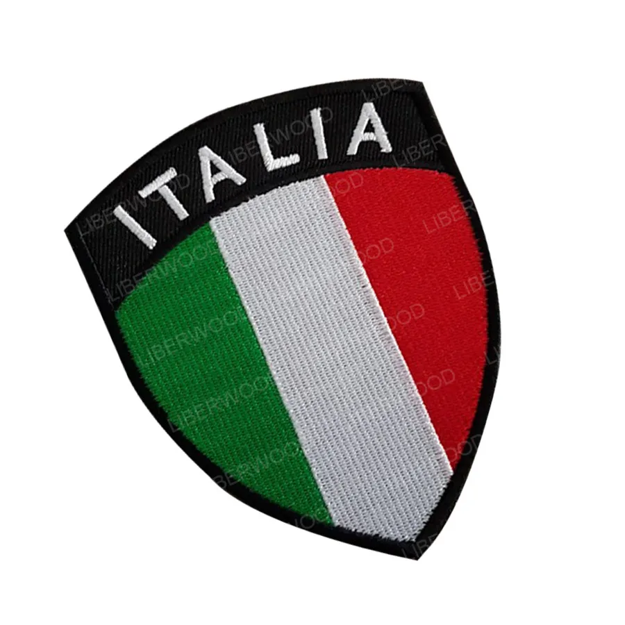 Patch Patch Embroidered Italian Flag Italy Thermoadhesive 7x5cm Backpack Patch Patch Embroidered Italian Flag Italy Thermoadhesive 7x5cm Backpack