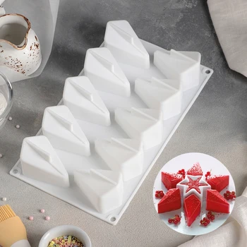 Zvezda dish for mousse desserts and pastries, 29.5 × 17 cm, 10 compartments (7.5 × 5 cm), white
Zvezda dish for mousse desserts and pastries, 29.5 × 17 cm, 10 compartments (7.5 × 5 cm), white