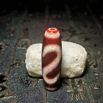 Tibet Red DZI Beads Bloodshot Dragon Pattern Agate Beads 12*38mm Money Hook Pattern high-end jewelry DIY Free shipping
Tibet Red DZI Beads Bloodshot Dragon Pattern Agate Beads 12*38mm Money Hook Pattern high-end jewelry DIY Free shipping
