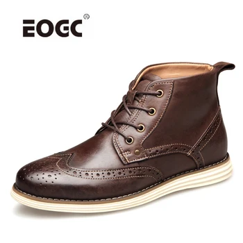 High Quality Natural Leather Boots Men Spring Autumn Bullock Motorcycle Ankle Boots Lace-Up Comfort Non-Slip Shoes Men
High Quality Natural Leather Boots Men Spring Autumn Bullock Motorcycle Ankle Boots Lace-Up Comfort Non-Slip Shoes Men