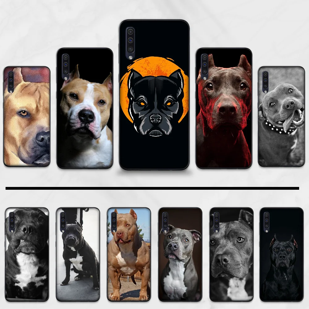 Крутой чехол для телефона с изображением собаки питбуля щенка животного Samsung Galaxy