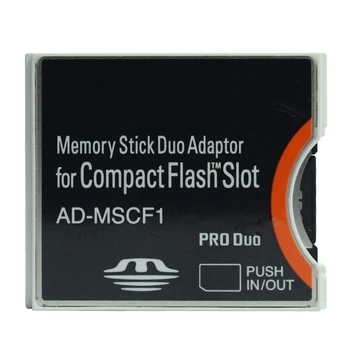 Memory Stick Duo Adaptor for CompactFlash Slot MS PRO DUO Adapter CF adapter AD-MSCF1 MS Card Adapter To Compact Flash CF Card
Memory Stick Duo Adaptor for CompactFlash Slot MS PRO DUO Adapter CF adapter AD-MSCF1 MS Card Adapter To Compact Flash CF Card