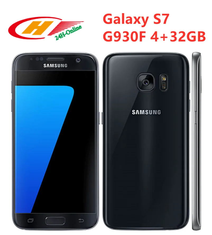 

Samsung Galaxy S7 G930F Unlocked LTE Phone Octa Core 5.1" 4GB RAM 32GB ROM Exynos NFC Fingerprint