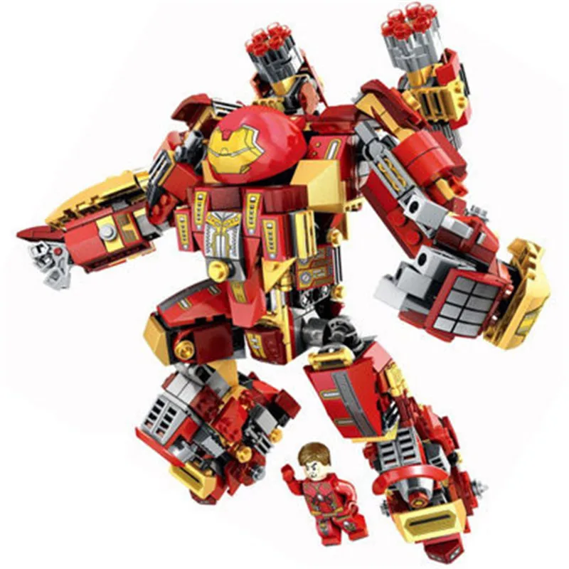 Super Cool The Avenger Hero Iron-man Mk44 Anti-hulk Armor Model Building Blocks Kit Kids Toys 616pcs
Super Cool The Avenger Hero Iron-man Mk44 Anti-hulk Armor Model Building Blocks Kit Kids Toys 616pcs