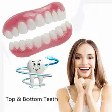 Cosmetic Dentures Updated Snap-On Tooth Veneers Fake Teeth Denture Bright White Shade Fake Teeth Instant Smile Teeth Cosmetic
Cosmetic Dentures Updated Snap-On Tooth Veneers Fake Teeth Denture Bright White Shade Fake Teeth Instant Smile Teeth Cosmetic