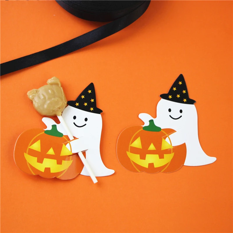 50pcs/lot DIY Halloween Gift Candy Decorations Paper Cards Lollipop Cards Children Day Party Suppliers Cute Ghost Pumpkin Style 
50pcs/lot DIY Halloween Gift Candy Decorations Paper Cards Lollipop Cards Children Day Party Suppliers Cute Ghost Pumpkin Style