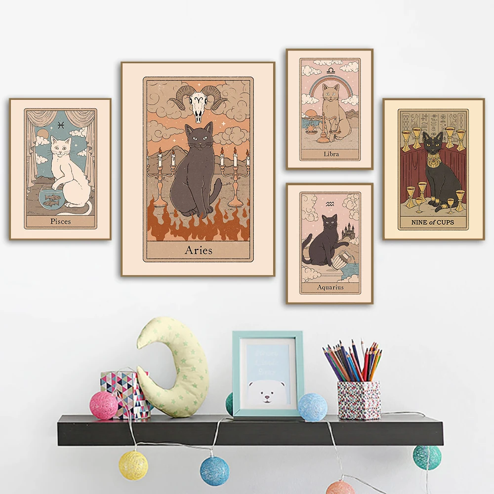 Constellation Posters And Prints Libra Leo Pisce Taurus Cat Wall Art Canvas Painting Nordic Kids Bedroom Home Decoration Picture
Constellation Posters And Prints Libra Leo Pisce Taurus Cat Wall Art Canvas Painting Nordic Kids Bedroom Home Decoration Picture