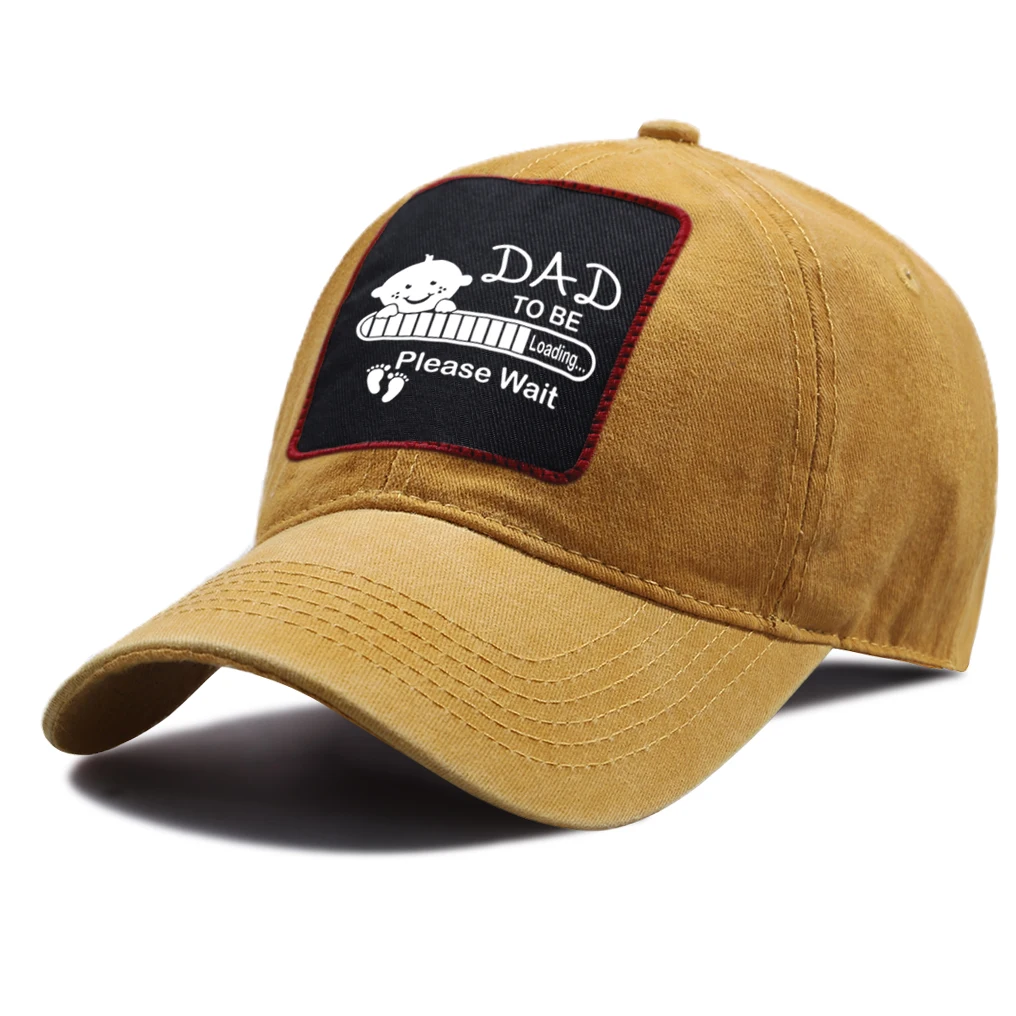 Dad To Be Loading Expecting Baby Washed Baseball Cap Sport Unisex Tactical Hat Sun Shade Casual Riding Hats Breathable Golf Caps
Dad To Be Loading Expecting Baby Washed Baseball Cap Sport Unisex Tactical Hat Sun Shade Casual Riding Hats Breathable Golf Caps