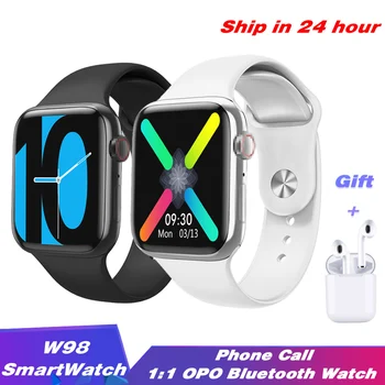 2020 New W98 Bluetooth Call Smart Watch Temperature Heart Rate Monitor Sport Smart watch for Oppo 1:1 IOS Android PK Iwo8 12 13
2020 New W98 Bluetooth Call Smart Watch Temperature Heart Rate Monitor Sport Smart watch for Oppo 1:1 IOS Android PK Iwo8 12 13