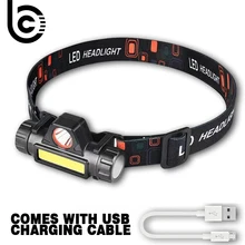 Rechargeable LED Headlamp XPE+COB Work Light 2 lighting modes With tail magnet Detachable headlight For camping, adventure
Rechargeable LED Headlamp XPE+COB Work Light 2 lighting modes With tail magnet Detachable headlight For camping, adventure