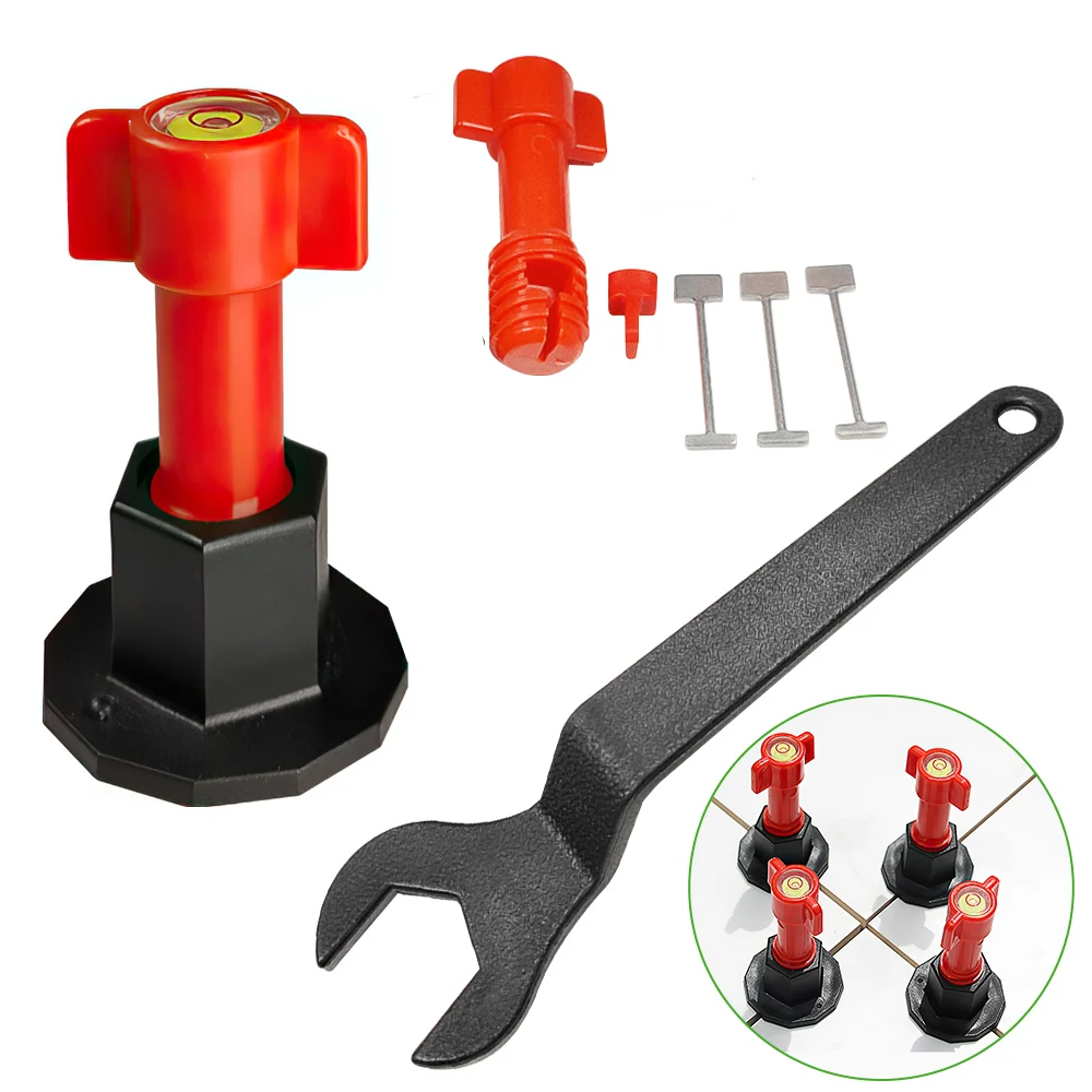75pcs Tile Leveling System Tool Kit Reusable Flat Ceramic Floor Wall Construction Tools Replaceable Steel Needle Leveler Locator
75pcs Tile Leveling System Tool Kit Reusable Flat Ceramic Floor Wall Construction Tools Replaceable Steel Needle Leveler Locator