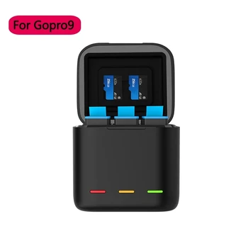 TELESIN Multifuction 3-way Battery Charger Storage Charging Box With 2 Bateries For GoPro Hero 9 Action Camera Accessories
TELESIN Multifuction 3-way Battery Charger Storage Charging Box With 2 Bateries For GoPro Hero 9 Action Camera Accessories