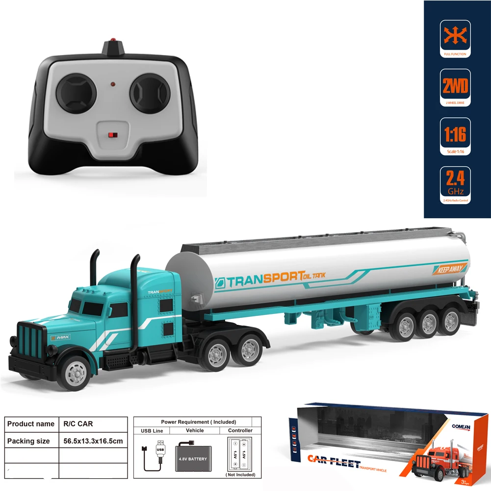 2.4G Electronic RC Truck Toy Car Remote Control Funny Model USB Charging Kids Vehicle Simulation Children Engineering Gift
2.4G Electronic RC Truck Toy Car Remote Control Funny Model USB Charging Kids Vehicle Simulation Children Engineering Gift