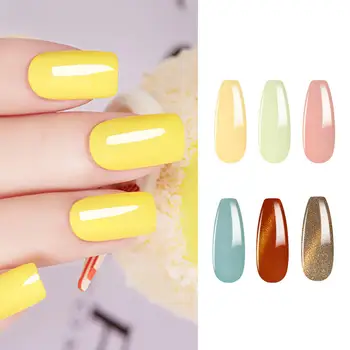 HNM UV Gel Polish Soak Off 6Pcs Color Gel With Magnet Set Nail Varnish Vernis Primer UV LED Gelpolish Hybird Lacquer 8ML 
HNM UV Gel Polish Soak Off 6Pcs Color Gel With Magnet Set Nail Varnish Vernis Primer UV LED Gelpolish Hybird Lacquer 8ML