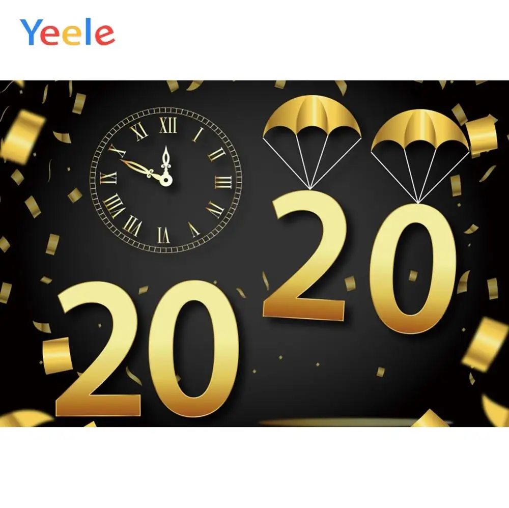 Yeele новогодние часы 2020th портрет День Рождения украшения фотографический фон для
