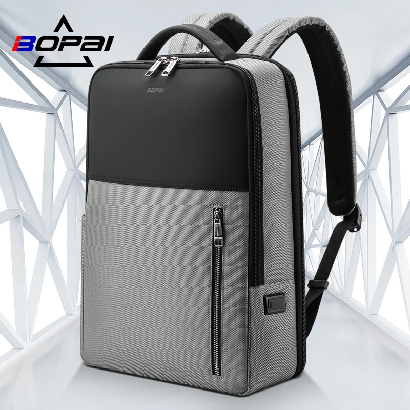 BOPAI 2020 Men's Backpack Water-Resistant Daypacks USB Charging Anti Theft Backpacking Back Pack Male Bag For 15.6 Inch Laptop
BOPAI 2020 Men's Backpack Water-Resistant Daypacks USB Charging Anti Theft Backpacking Back Pack Male Bag For 15.6 Inch Laptop