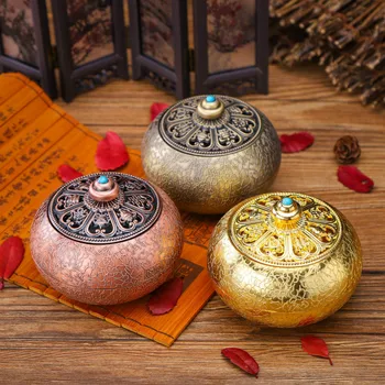 T Retro Incense Burner Metal for Incense Cones Coil Censer Optional Mini Incense Holder Copper Buddhism Decoration Incense Base
T Retro Incense Burner Metal for Incense Cones Coil Censer Optional Mini Incense Holder Copper Buddhism Decoration Incense Base