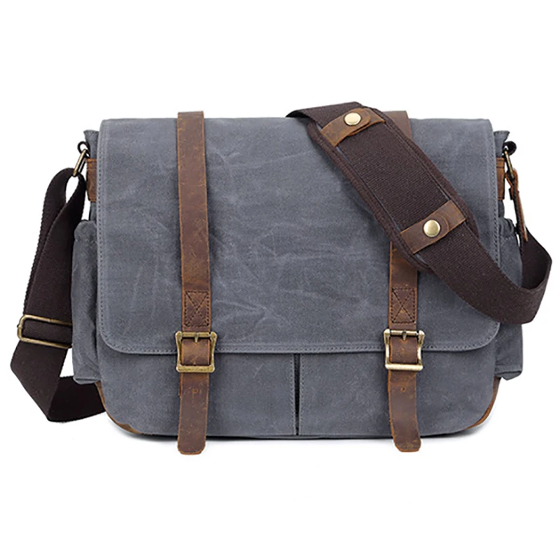 Waxed Canvas Camera Shoulder Bags Original Messenger Leather Bag DSLR Inner Cameras Sling Case for Sony Nikon Canon
Waxed Canvas Camera Shoulder Bags Original Messenger Leather Bag DSLR Inner Cameras Sling Case for Sony Nikon Canon